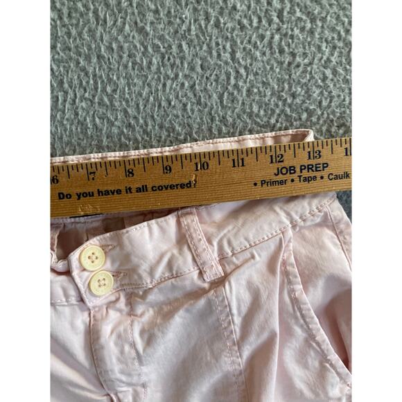 Sanctuary Cargo Pants 27 Small Ankle Taper Chino Stretch Pocket Zip Light Pink - Picture 9 of 15